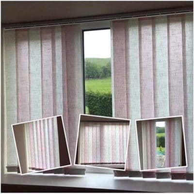 Vertical Blinds - Wide Window - Material Sonia - Kids room - Kidderminster
