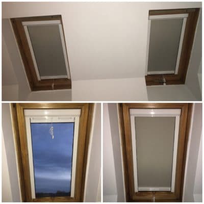 Skylight window blinds - fitting and installation - made to measure - Herefordshire