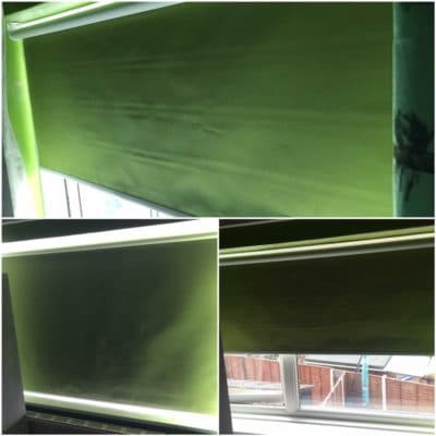 Roller Blinds - Window Blinds - Green colour - made to measure - in Hereford