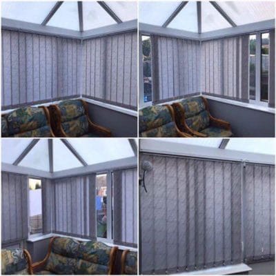 Conservatory Blinds fittings and installation service in Knighton