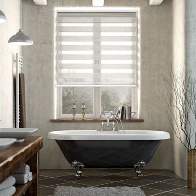 Day and night blinds white double roll hereford 11