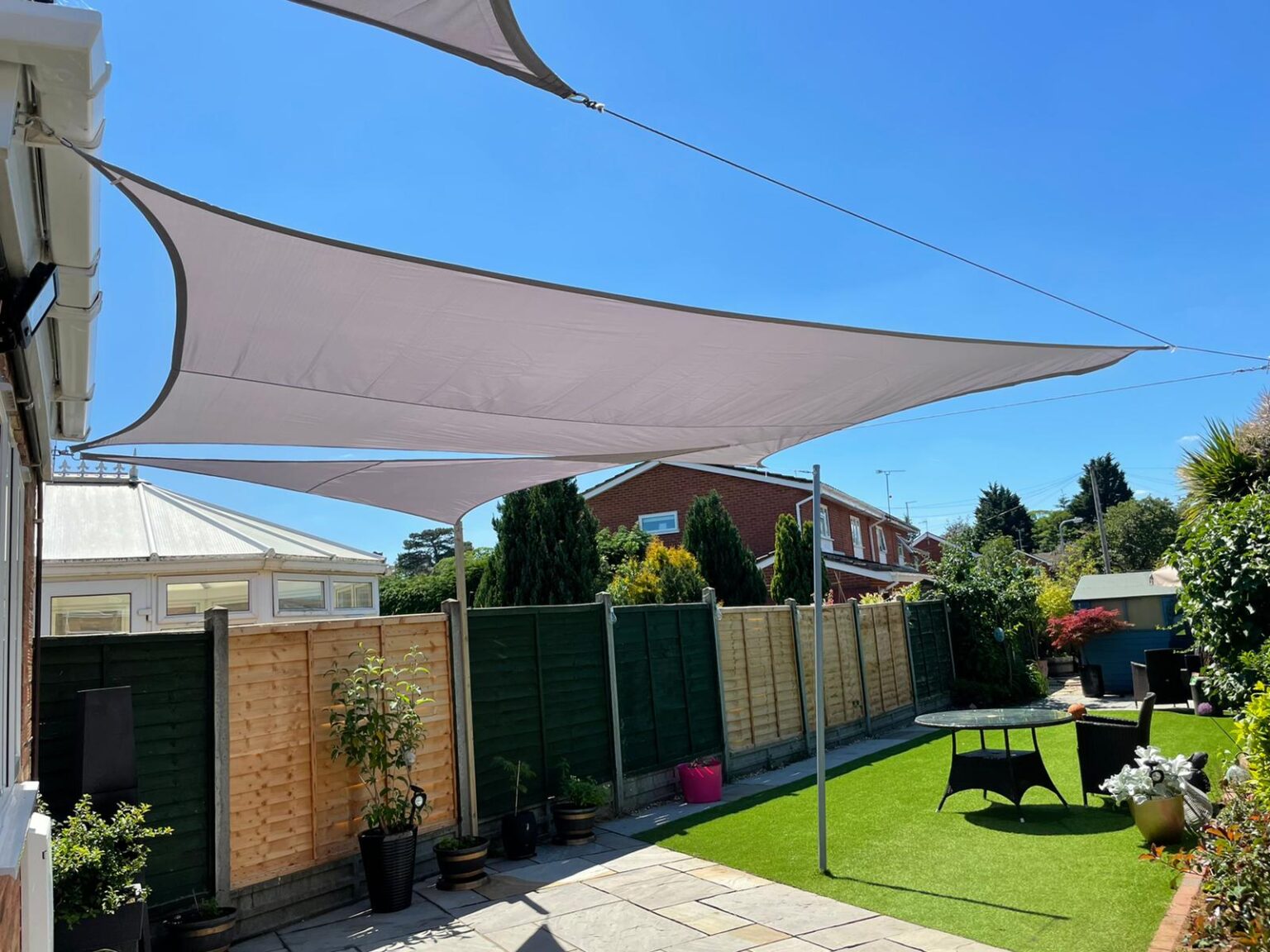 Premium INT 185gsm 600gram Sun Shade Sail Water Proof Outdoor