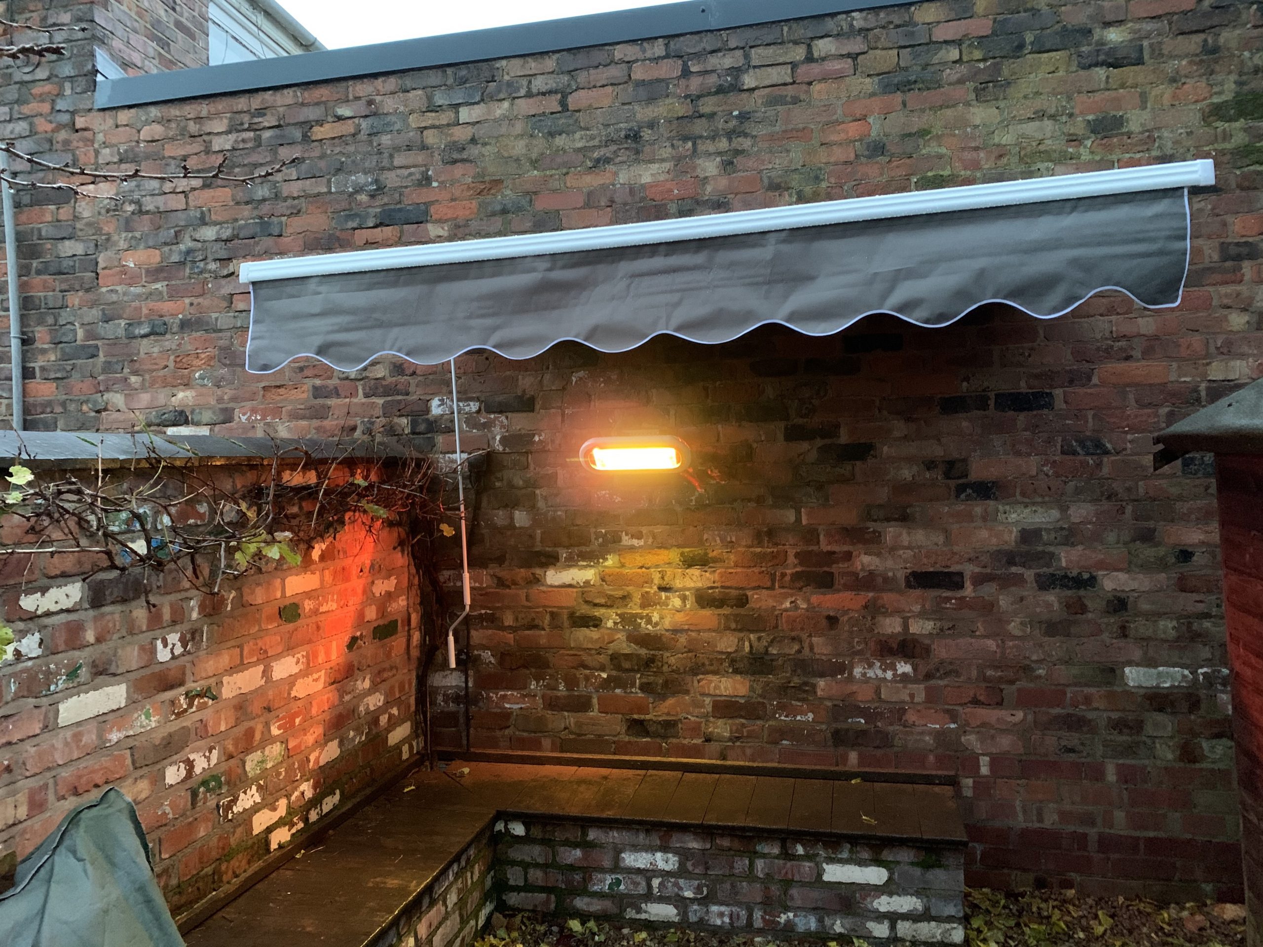 Patio Cubierta de sombra retráctil impermeable para pérgola, cubierta de  repuesto para exteriores, cubierta de vela de alambre deslizante para