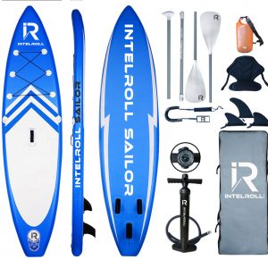 IntelRoll Stand Up Inflatable Paddle Board 11' full set kayak seat