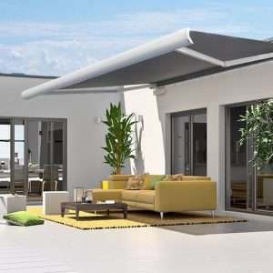 INT500-WhiteFrame-colour-Grey-Fabric-Garden-Patio-Awnings-Intelroll