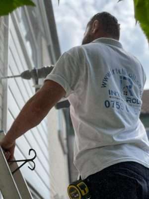 Wall drilling for Garden patio awnings installation and fitting Bristol