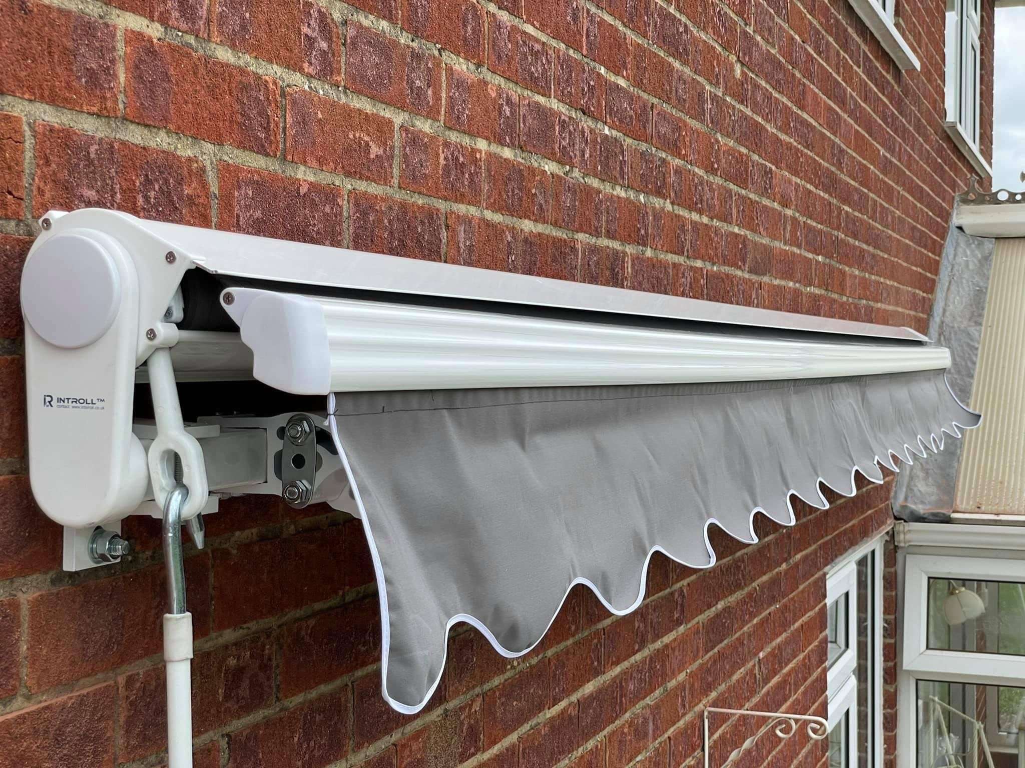 £290. Garden Patio Awnings Installation and fitting service retractable