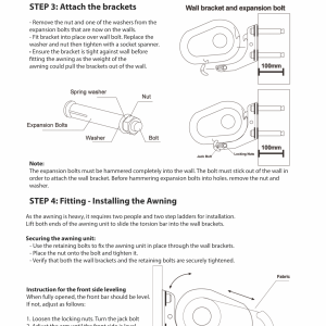INTELROLL INT500 MANUAL GUIDE HANDBOOK MOTORISED AWNING LED CANOPY INSTALL RETRACTABLE ELECTRIC INTROLL INT INSTALLATION