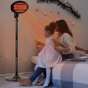 Quartz infrared heater for awnings in patio and outdoor garden wall mounted size 2000w 2kw indoor