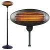 Quartz infrared heater for awnings in patio and outdoor garden wall mounted size 2000w 2kw indoor front