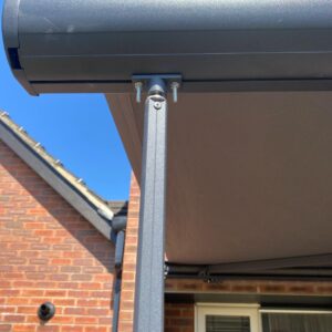 Support Pole Leg colour grey for Intelroll Awnings