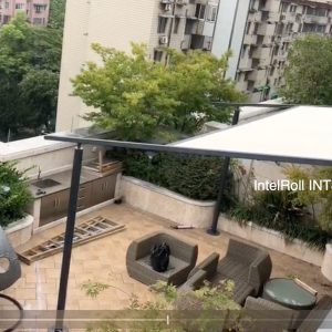 Intelroll INT800 Pergola Awnings retractable roftop video