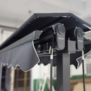 INT650 Free Standing Patio Awning with Acrylic Fabric