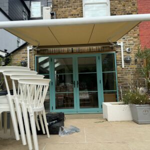 Intelroll L Shape bracket installed on awning console Grey- 2026-04-01 at 17.00.20 white
