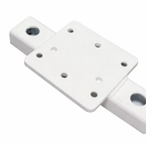 Middle bracket wall console white for intelroll awnings