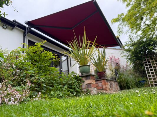 PICKERSLEIGH AVENUE WR14 2LP RED OPENED INT 500 AWNING GARDEN LOWER VIEW 3RD JUNE 2026